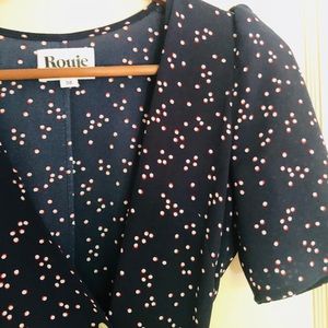 36 rouje gabin dress, navy, perfect condition